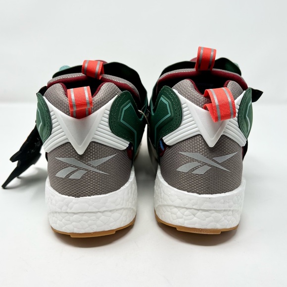 Reebok x adidas x BBC INSTAPUMP FURY BOOST GREEN Low Top Athletic Sneakers - Picture 4 of 15